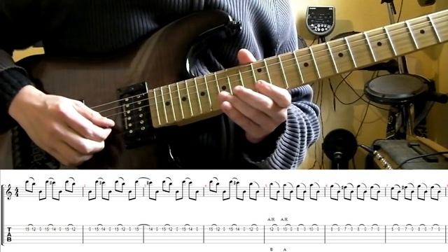How to play Adrian Smith's solos #3 Aces High (with tablatures and backing tracks) смотреть онлайн