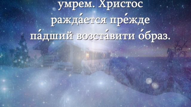 В СВЯТОЙ РОЖДЕСТВЕНСКИЙ СОЧЕЛЬНИК ПРОИСХОДЯТ ЧУДЕСА тропарь и кондак предпразднества Рождества смотреть онлайн