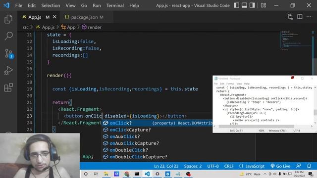 React.js FFMPEG WASM Project to Build Audio Recorder From Microphone Using vmsg Library in JS смотреть онлайн