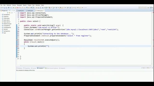 JDBC || SELECT Query смотреть онлайн
