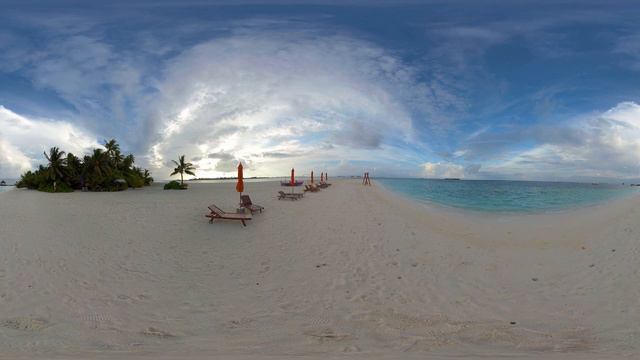 360 VR meditation 1 a panorama of Maldives beach смотреть онлайн
