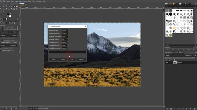Create a Weave Effect in Gimp смотреть онлайн