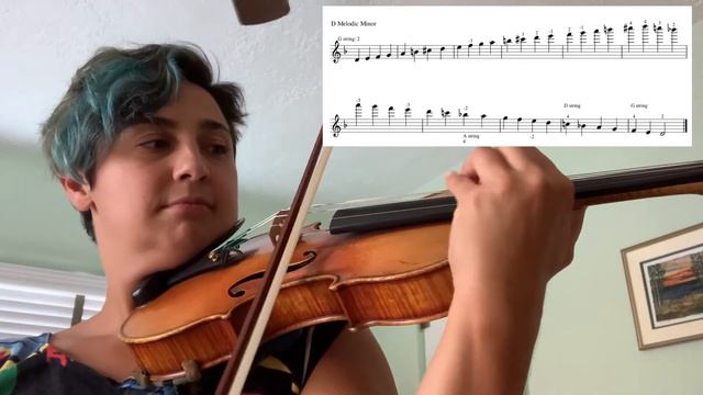 Three Octave D minor Scale Violin смотреть онлайн
