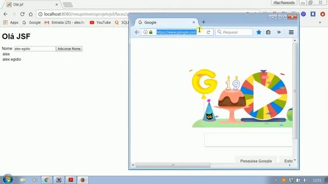 Application Scope JSF (JavaServer Faces) смотреть онлайн
