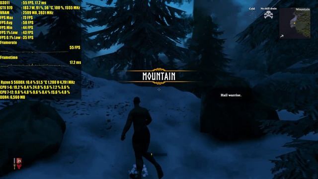 Valheim GTX 970 OC & Ryzen 5 5600X | 1080p | FRAME-RATE TEST смотреть онлайн