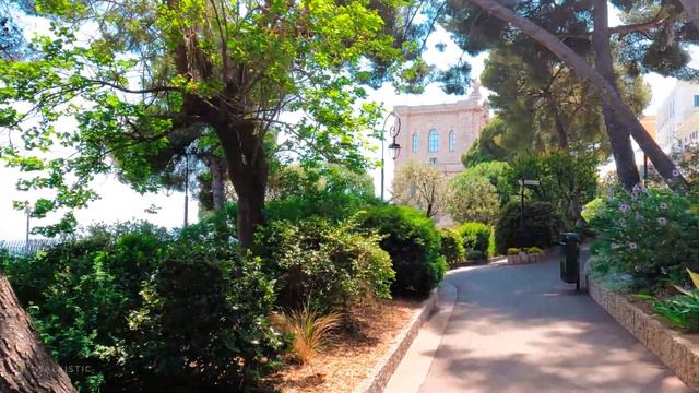 Monaco - 4K Walking Tour - With Captions And Surrounding Race Sound [4k Ultra-HD 60fps]