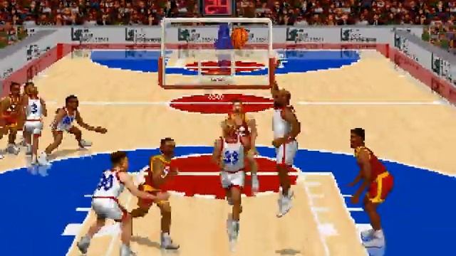 Slam 'n Jam '96 featuring Magic & Kareem Signature Edition Europe - Sega Saturn смотреть онлайн