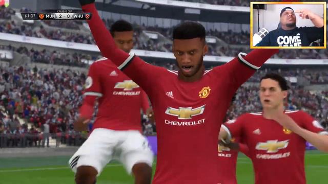 THE BEST WONDER GOAL EVER!!! FIFA 18 MANCHESTER UNITED CAREER MODE #20 смотреть онлайн