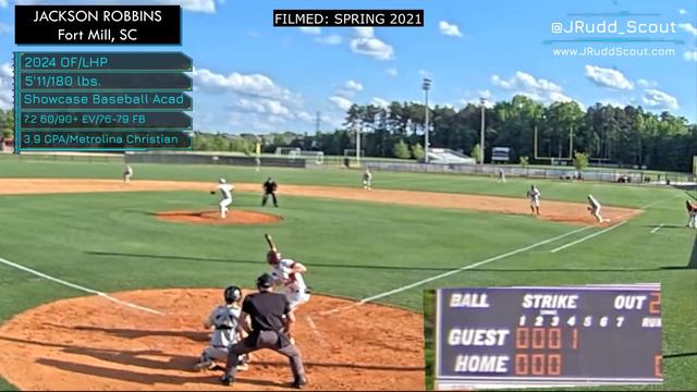 Jackson Robbins (2024 LHP/OF/1B) *SPRING GAME FILM* / Fort Mill, SC / Showcase Baseball Academy смотреть онлайн