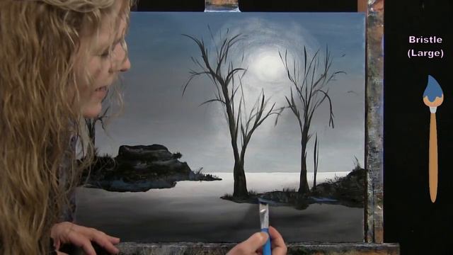 Learn How to Paint MYSTICAL WINTER FAIRY with Acrylic - Paint & Sip at Home - Step by Step Tutorial смотреть онлайн