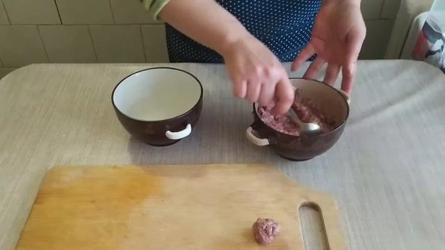 Суп с фрикадельками!