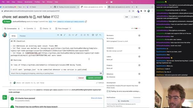 December 6th: Open Source Maintenance on template-typescript-node-package смотреть онлайн