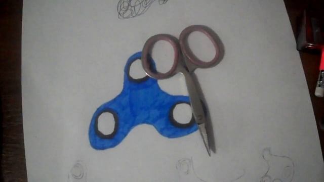 Я делаю спиннер своими руками из бумаги! смотреть онлайн