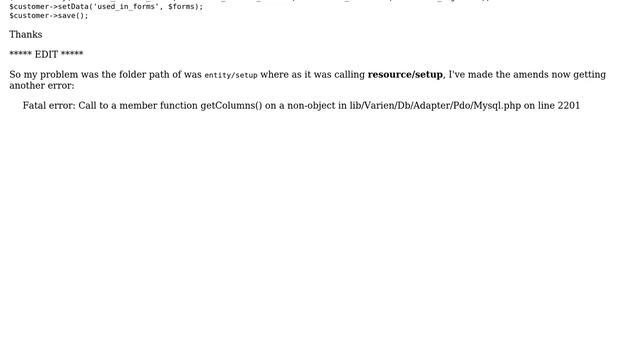 Magento: Getting "Fatal error" in adding a customer attribute (2 Solutions!!) смотреть онлайн