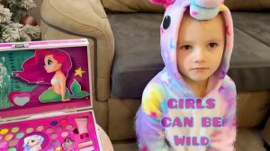 Детский праздничный макияж косметика #rainbow #unicorn 🦄