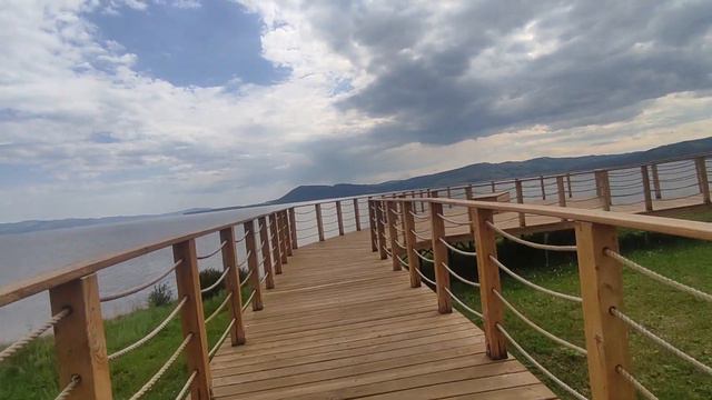 Прогулка на набережной в Новоселово || Красноярский Край смотреть онлайн