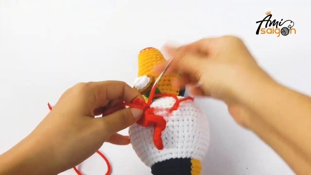 #324 | Clown Amigurumi Free Pattern (4/4) | How To Crochet Amigurumi Valentine | @AmiSaigon смотреть онлайн