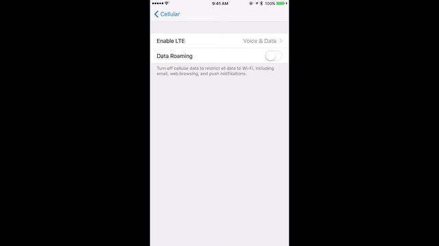 How To Disable LTE (Data) On IPhone