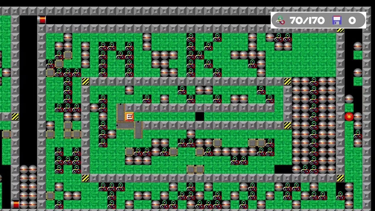 Supaplex (level 10): EASY COM, EASY GO / Супаплекс (уровень 10)