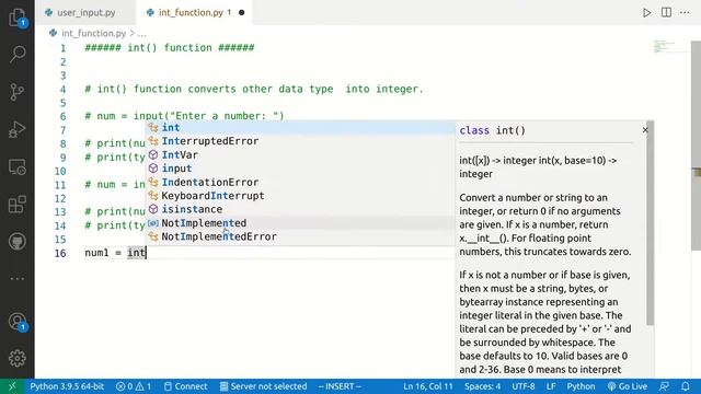 Python Basics - 18 - int function (Nepali) смотреть онлайн