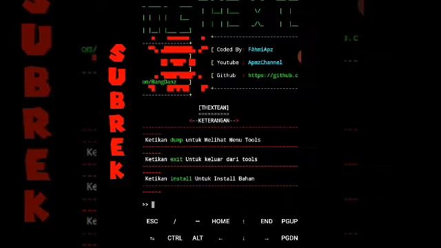 THEXTOOL UNTUK HACKING DI TERMUX смотреть онлайн