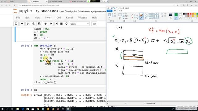 Py for Finance 37. Stochastics-3: Cox–Ingersoll–Ross (1985) Square Root 模型 (recorded on 20190712) смотреть онлайн