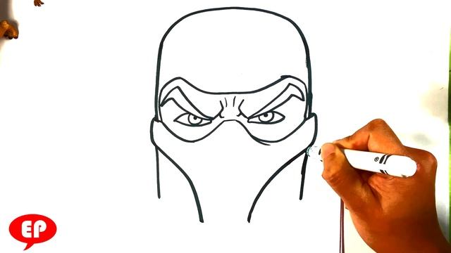 How to Draw Mortal Kombat - Sub-Zero - Easy Pictures to Draw смотреть онлайн