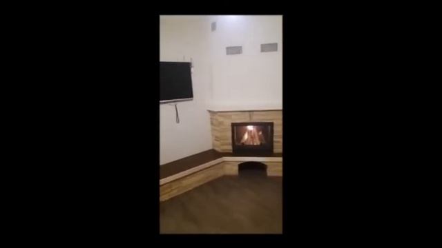Каминая топка Kaw-met w11 в облицовке из гипсокартона смотреть онлайн