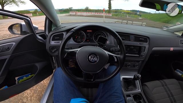 Volkswagen Golf 7 1.6 TDI (2015) POV Top Speed Autobahn #TopSpeedBrothers смотреть онлайн