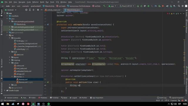 ANDROID STUDIO GUIA 2 || CALCULADORA CON SPINNER смотреть онлайн