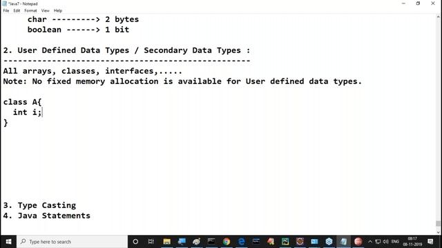 CORE JAVA tutorials || Session - 26 || by Mr. Nagoor Babu On 08-11-2019 @ 7AM смотреть онлайн