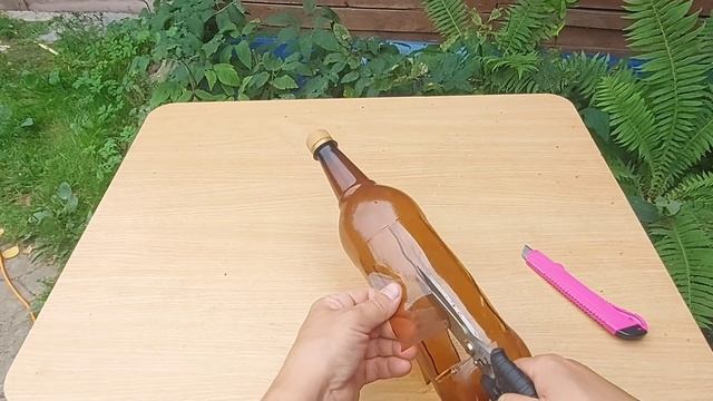 Отпугиватель кротов и птиц из пластиковой бутылки. Ветряк своими руками. смотреть онлайн