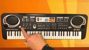 Piano Mainan Anak   Digital Electronic Keyboard 61 Keys   MQ 6106