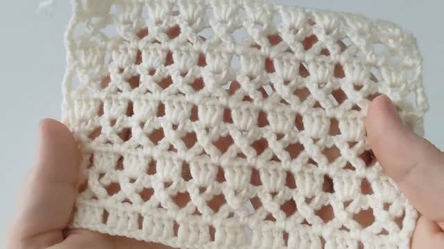 Простой узор для вязания крючком смотреть онлайн