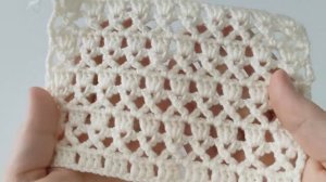 Простой узор для вязания крючком