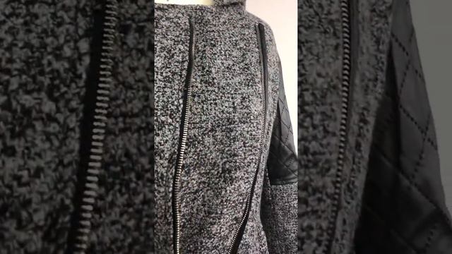 Women Winter Hooded Coat Autumn Zipper Slim Outerwear Spring Fashion Patchwork Black Fashion Female смотреть онлайн
