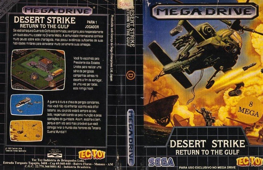 Sega Mega Drive 2 (Smd) 16-bit Desert Strike - Return to the Gulf Полное Прохождение