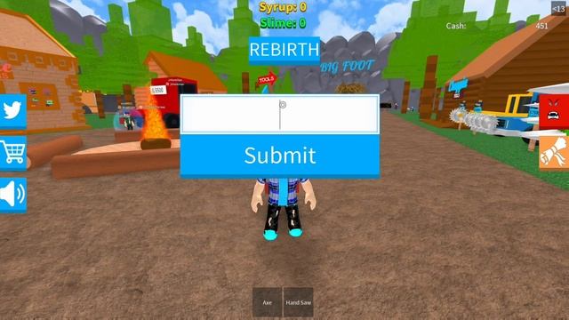 Roblox lumber simulator Twitter codes смотреть онлайн