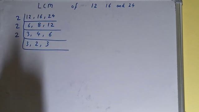LCM of 12 16 and 24 смотреть онлайн
