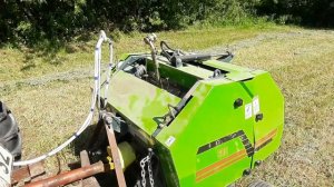 Прессуем второй укос сена китайским пресс-подборщиком YK850