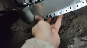 Переварка порога и дна на пятнашке, ваз 2115