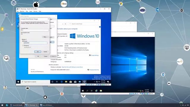 How to Join a Client PC (Windows 10) to an Active Directory Domain Controller (Windows Server 2019) смотреть онлайн