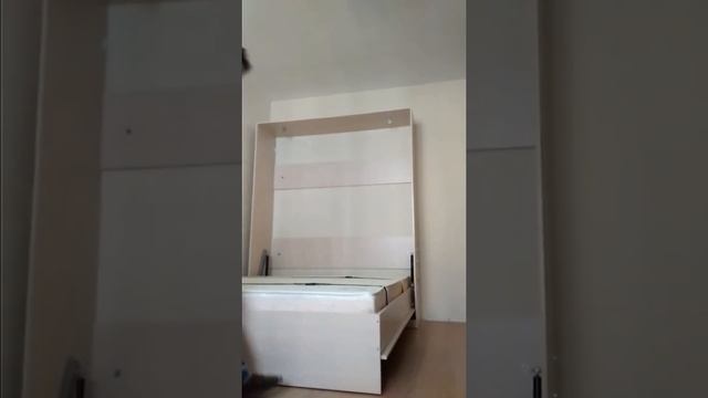 Вертикально-откидная складная шкаф кровать-трансформер смотреть онлайн