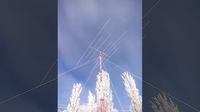 Вращение антенны SAY 3-7 самодельным редуктором на коллективной радиостанции RT3E. смотреть онлайн