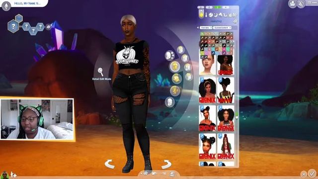 CC Goth Girl Sass CAS Stream смотреть онлайн