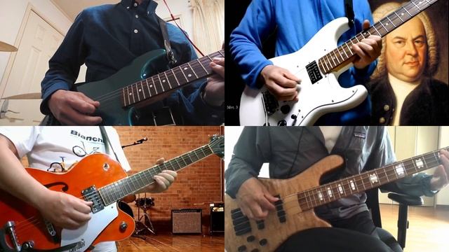 J.S.Bach - Goldberg Variations, BWV 988 - Var.30 Quodlibet(Electric Guitar and Bass Cover) смотреть онлайн
