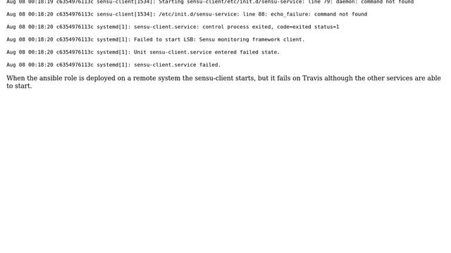 DevOps & SysAdmins: Why does the sensu-client not start in docker on Travis? смотреть онлайн