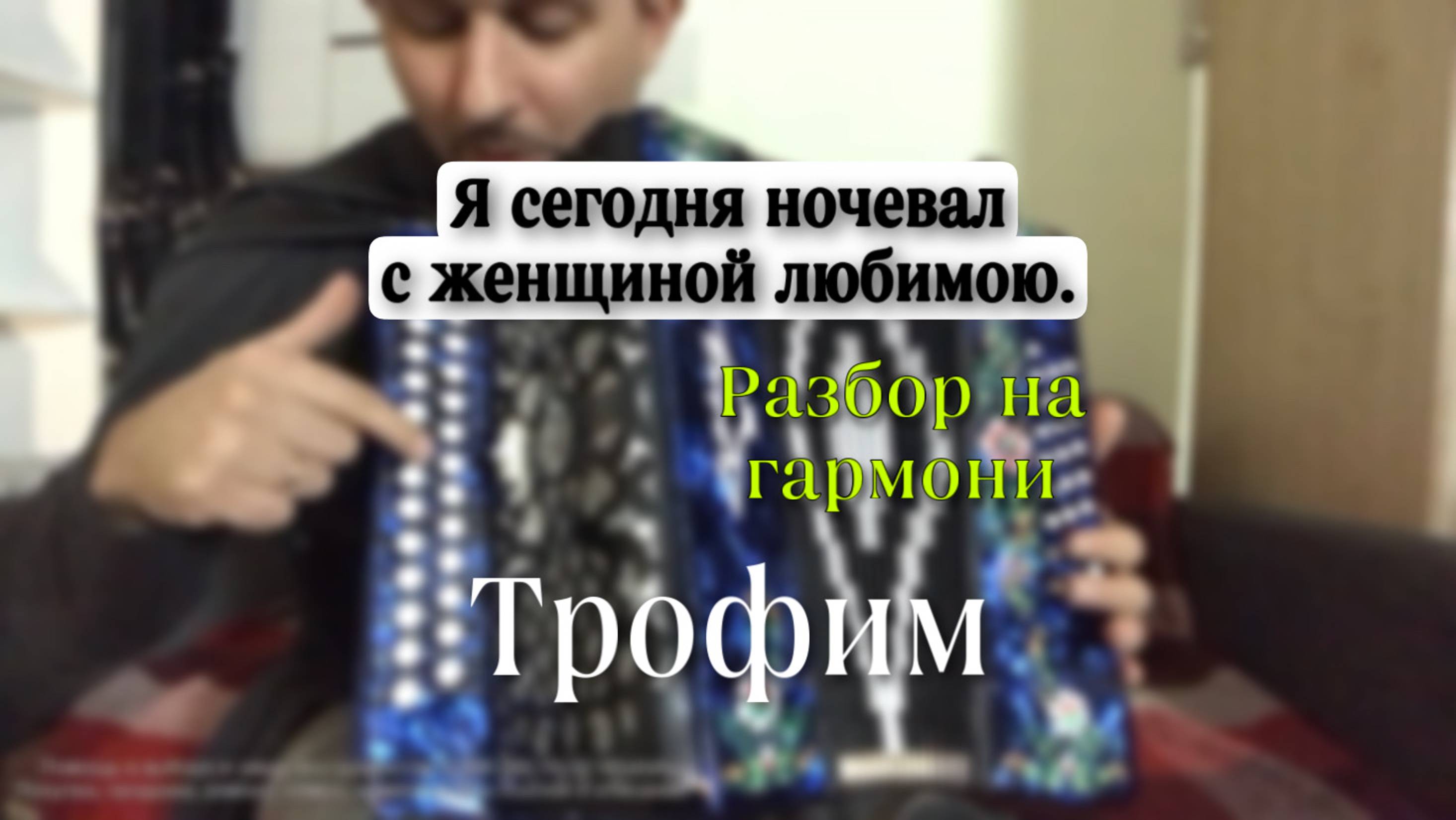 Снегири, Трофимов Сергей. РАЗБОР на гармони. _Я сегодня ночевал с женщиной любимою смотреть онлайн