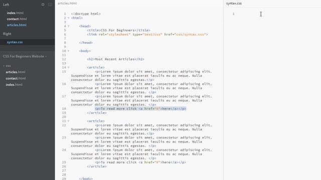 CSS Tutorial For Beginners 21 - First & Last Child Selectors смотреть онлайн