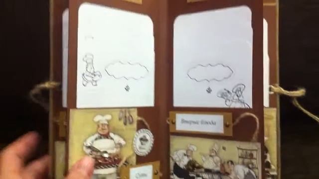 Скрапбукинг " Кулинарный Блокнот рецептов" смотреть онлайн